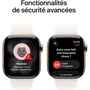 Apple MFD64ZRA Watch Series 11 GPS + Cellular 46 mm Caja de titanio dorado Correa deportiva tono rubor claro M/L