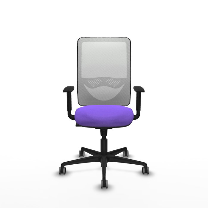 PIQUERAS Y CRESPO Silla de oficina Zulema con mecanismo Sincro, Lila y Blanco PIQUERAS Y CRESPO Silla de oficina Zulema con mecanismo Sincro, Lila y Blanco