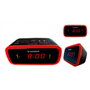 SUNSTECH FRD60RD Radio Reloj Despertador FM LED Rojo/Negro