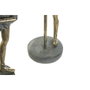 DKD Home Decor Figura de Resina Ballet Surtido de 3 Piezas, Dorado y Gris