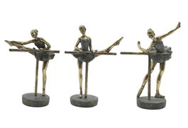 DKD Home Decor - Figura Decorativa De Metal Con Acabado Bronce Vintage, Estilo Antiguo, Medidas 20x12x23 Cm, Ideal Para Estanterías, Mesas O Como Detalle Original En Salón O Despacho
