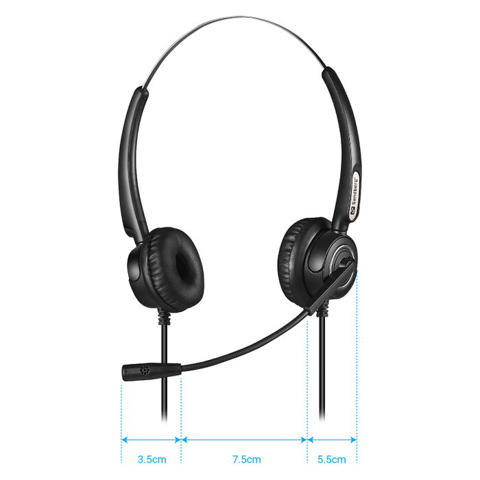 Sandberg USB Office Headset Pro Stereo Negro