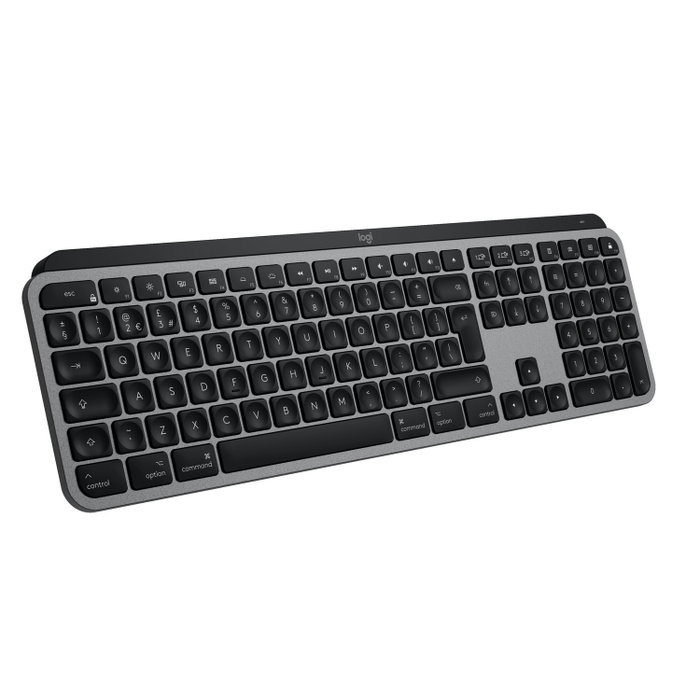 Logitech MX Keys S for Mac Gris grafito inalámbrico con retroiluminación Logitech MX Keys S for Mac Gris grafito inalámbrico con retroiluminación