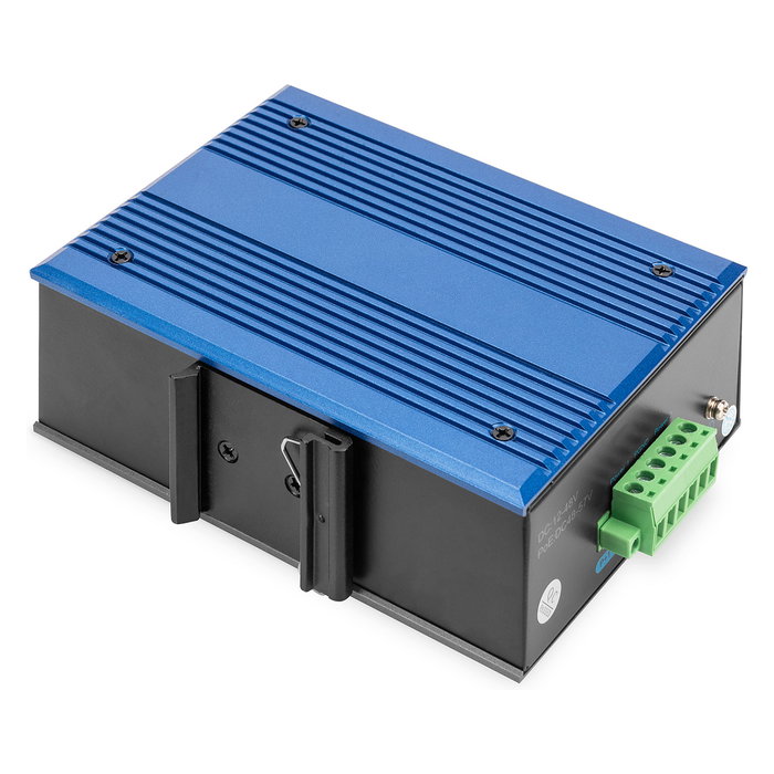 Digitus DN-651119 Switch Industrial 8 Puertos Gigabit Unmanaged, 16 Gbit/s, Full Duplex, Montaje Pared/DIN, -40 a 85 °C