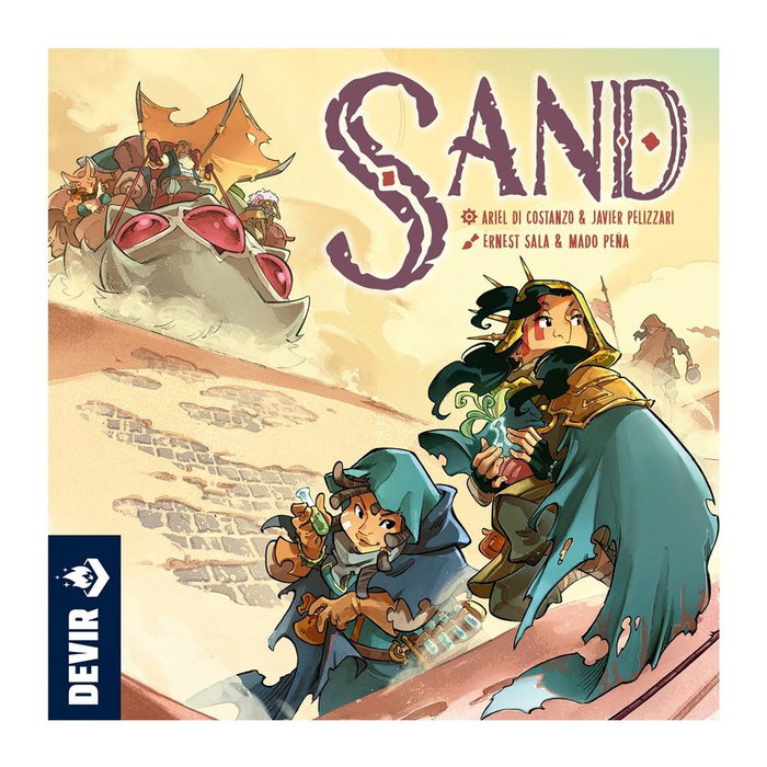 Devir Sand Juego de Mesa Postapocalíptico Pick-up & Deliver para 1-4 Jugadores, Partidas de 120 Minutos, en Español, Italiano, Portugués, Catalán e Inglés