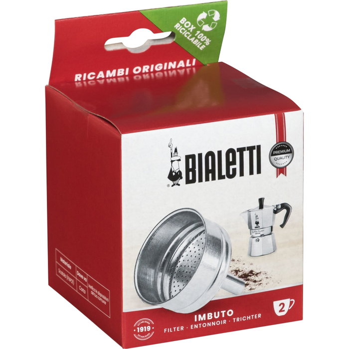 Bialetti Embudo de Repuesto para 2 Tazas Bialetti Embudo de Repuesto para 2 Tazas