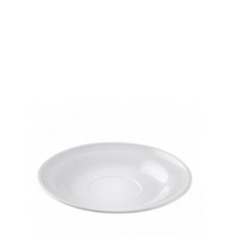 AMC Politray Platillo Desayuno, 17.5 cm, Blanco, Policarbonato, Vajilla (Set de 40)