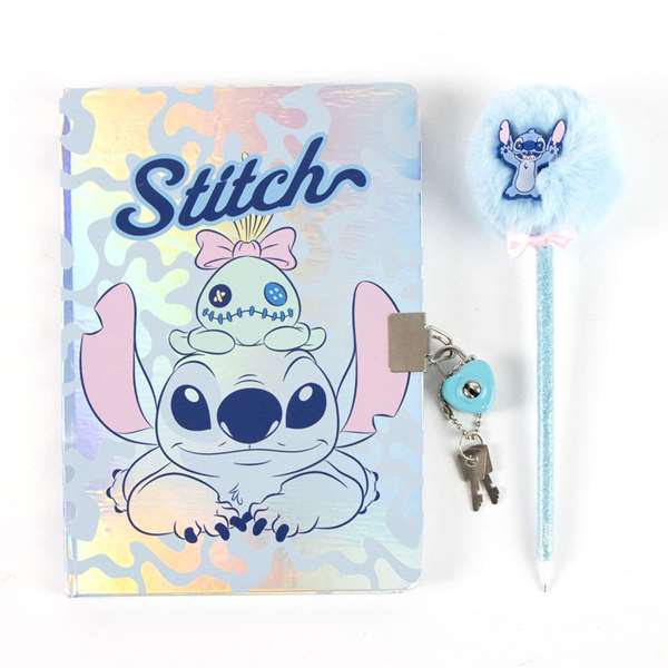 Disney Set de Papelería Fantasía Stitch 19.5 x 24.5 x 4.5 cm para niños a partir de 3 años