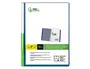 Liderpapel Carpeta con 40 Fundas Canguro Verde Translúcido DIN A4