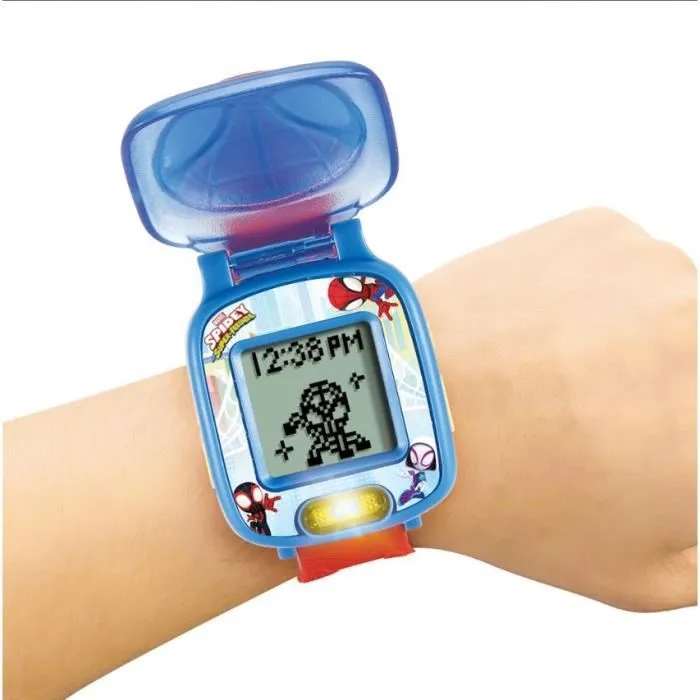 Vtech Reloj de Juego Interactivo Spidey - Héroes Spidey, Ghost-Spider y Spin - Idioma Francés Vtech Reloj de Juego Interactivo Spidey - Héroes Spidey, Ghost-Spider y Spin - Idioma Francés