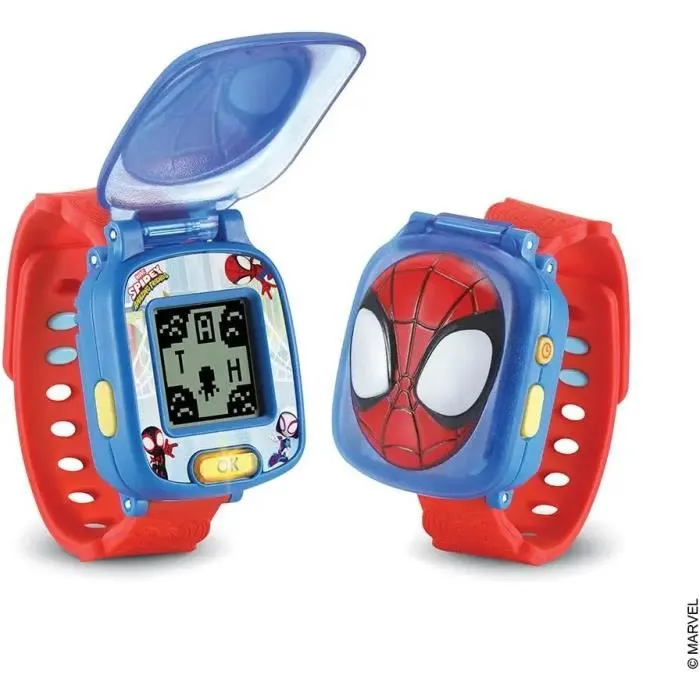 Vtech Reloj de Juego Interactivo Spidey - Héroes Spidey, Ghost-Spider y Spin - Idioma Francés Vtech Reloj de Juego Interactivo Spidey - Héroes Spidey, Ghost-Spider y Spin - Idioma Francés