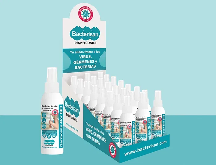 Germosan BP3 Limpiador Higienizante Desinfectante para Superficies y Mobiliario Bote Pulverizador 60 ml