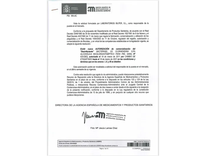 Germosan BP3 Limpiador Higienizante Desinfectante para Superficies y Mobiliario Bote Pulverizador 60 ml