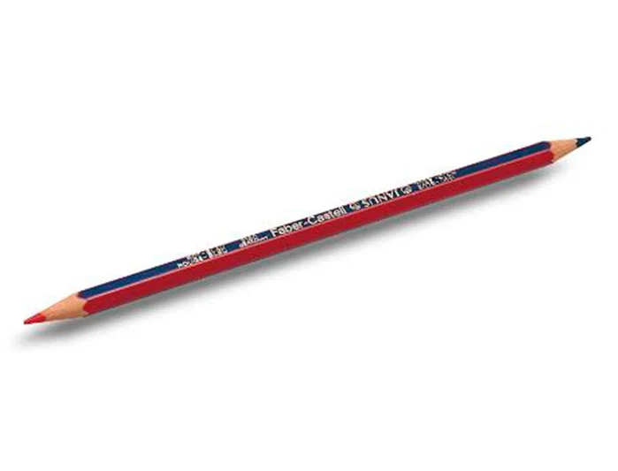 Faber Castell Lápices Bicolor Fino Hexagonal Rojo/Azul