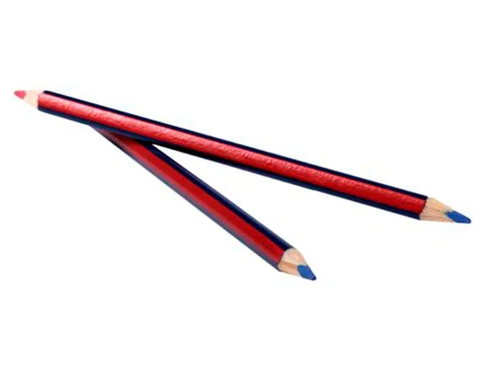 Faber Castell Lápices Bicolor Fino Hexagonal Rojo/Azul