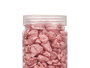 Giftdecor Bote Piedra Metalizada 700g Teja con Piedras de 10-20 mm Color Rojo (Dimensiones 6.5x15.8x6.5 cm) (Set de 12)
