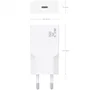 Aisens A110-0999 Cargador de Pared GaN 25W, Ultra Delgado, 1xUSB-C PD3.0, Tecnología AI, Blanco, Carga Rápida para Portátil, Móvil, Tablet