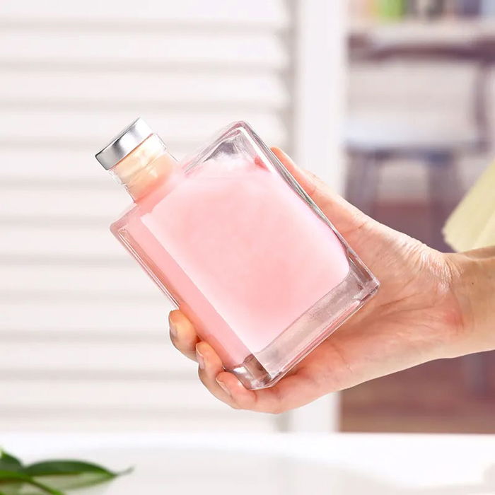 La Mediterranea Botella Vidrio Multiusos 280 ml (Ancho: 5 cm, Alto: 14 cm, Largo: 8 cm) (24 Unidades)