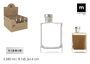La Mediterranea Botella Vidrio Multiusos 280 ml (Ancho: 5 cm, Alto: 14 cm, Largo: 8 cm) (24 Unidades)