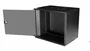 Equip Armario rack de pared 9U EWM-09-5440-B negro con puerta de cristal templado