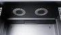 Equip Armario rack de pared 9U EWM-09-5440-B negro con puerta de cristal templado
