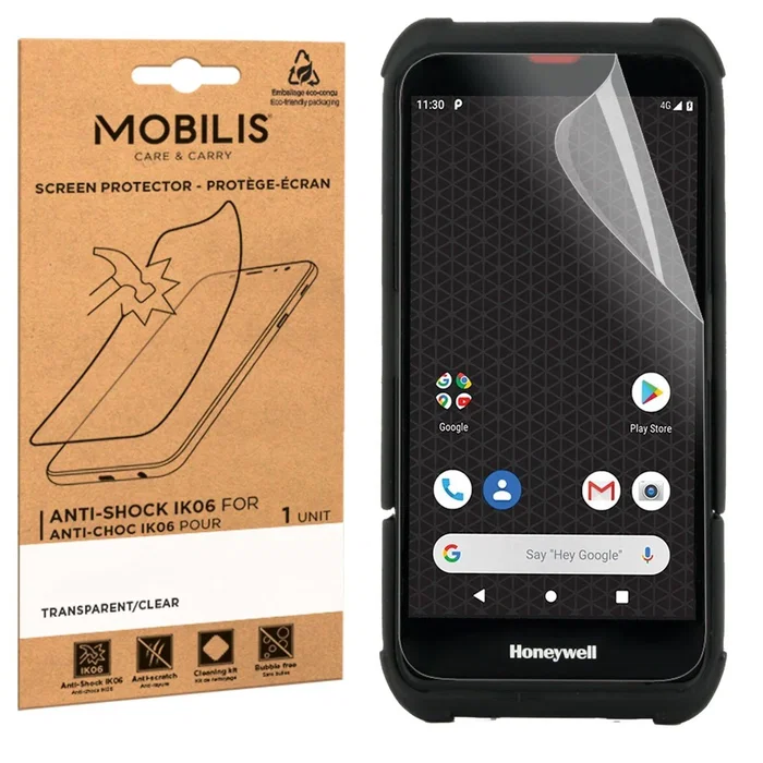 Mobilis 036260 Protector de Pantalla para Honeywell CT30 XP Transparente