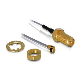DeLOCK Antena WLAN SMA con Conector y Cable de 0.2 m para Instalación