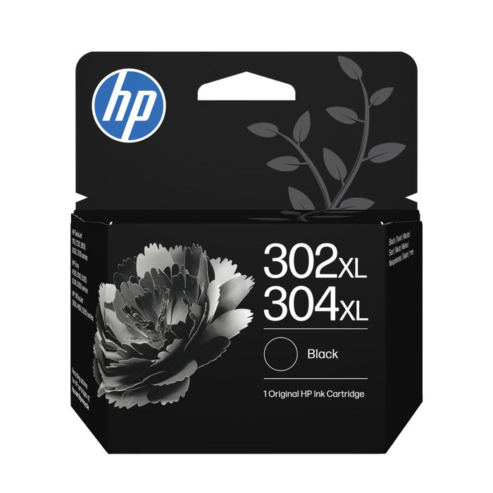 HP Cartucho de Tinta Original 302XL/304XL Negro XL HP Cartucho de Tinta Original 302XL/304XL Negro XL