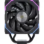 Einarex Ventus V100 RGB Black - Refrigerador de CPU de aire 120mm con LED RGB, 2600 RPM, compatible con LGA 1150/1151/1155/1156/1200/1700/1800/1851, AM4, AM5