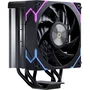 Einarex Ventus V100 RGB Black - Refrigerador de CPU de aire 120mm con LED RGB, 2600 RPM, compatible con LGA 1150/1151/1155/1156/1200/1700/1800/1851, AM4, AM5