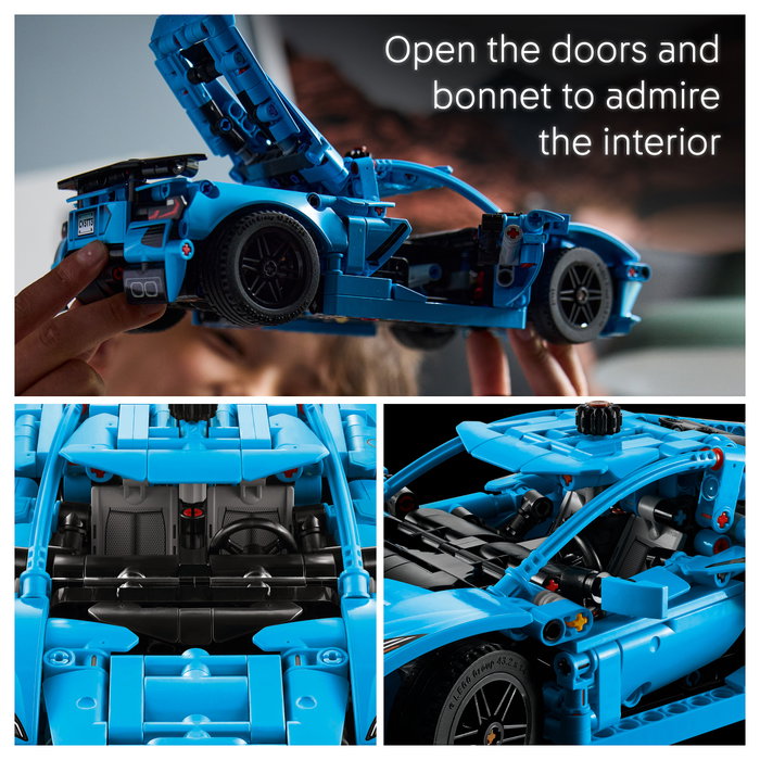 LEGO Technic Chevrolet Corvette Stingray Azul LEGO Technic Chevrolet Corvette Stingray Azul