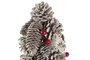 DKD Home Decor Cono Navidad Alpina Blanco Rojo 21 x 47 x 21 cm