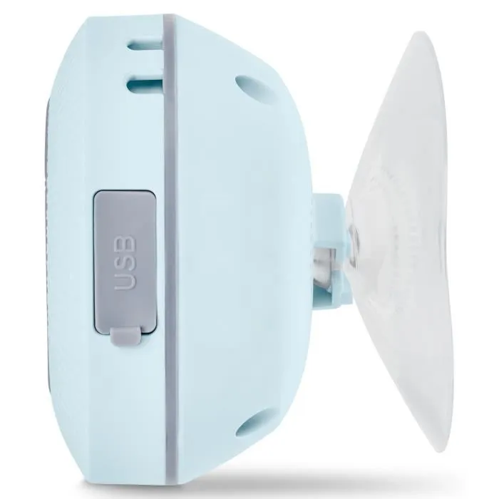 Medion MED4061275227659 Radio de ducha FM Bluetooth IPX6 Soporte ventosa Azul