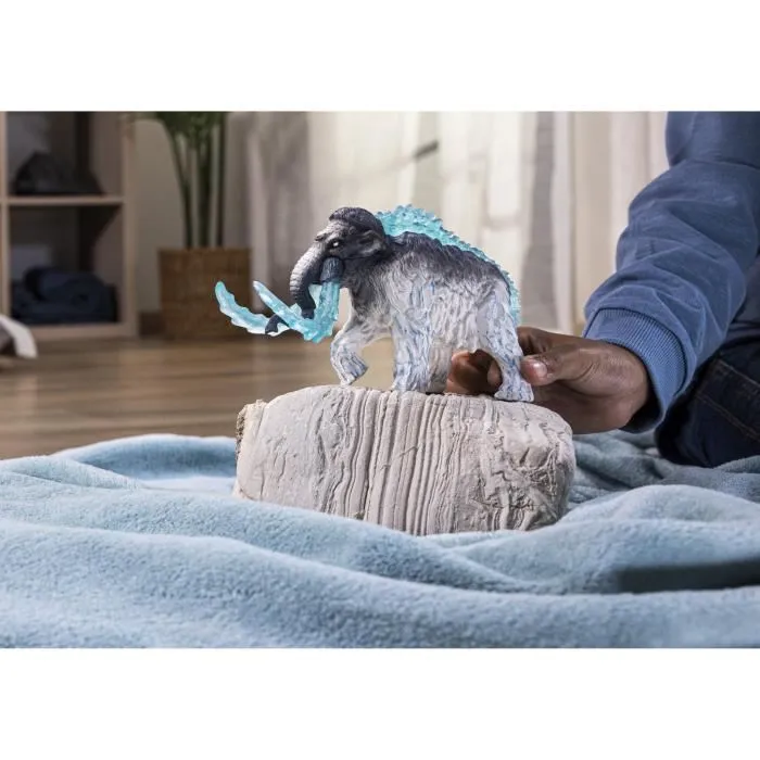 Schleich Figura Mamut de Hielo, Eldrador, 70829, Figura de Colección, Juguete para 4 años