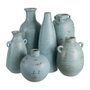 Ixia Jarrón Turquesa de Terracota para Decoración 30 x 32 x 29 cm