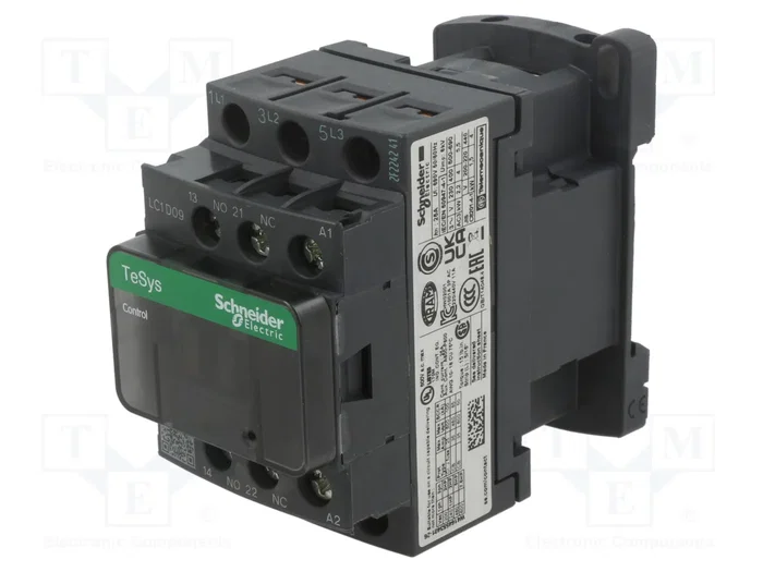 Schneider Electric LC1D09ED TeSys D Contactor 3-polar 48VDC 9A Schneider Electric LC1D09ED TeSys D Contactor 3-polar 48VDC 9A