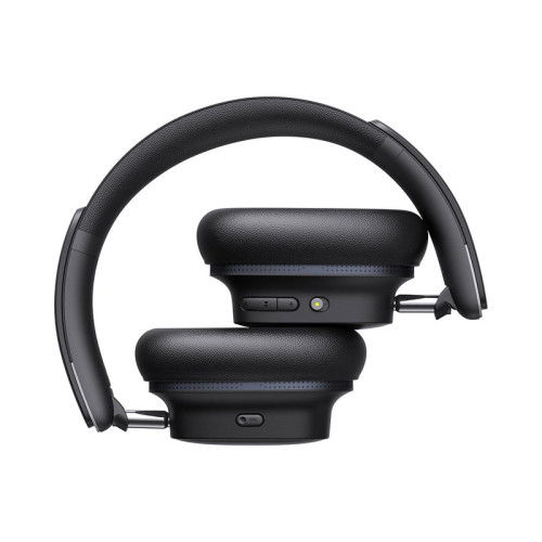 Baseus Bowie 30 Max Auriculares Inalámbricos con Cancelación de Ruido Activo, Bluetooth 5.4, 50h Autonomía, Negro