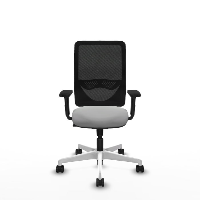PIQUERAS Y CRESPO Silla de oficina Zulema con mecanismo Sincro, Gris claro y Negro PIQUERAS Y CRESPO Silla de oficina Zulema con mecanismo Sincro, Gris claro y Negro