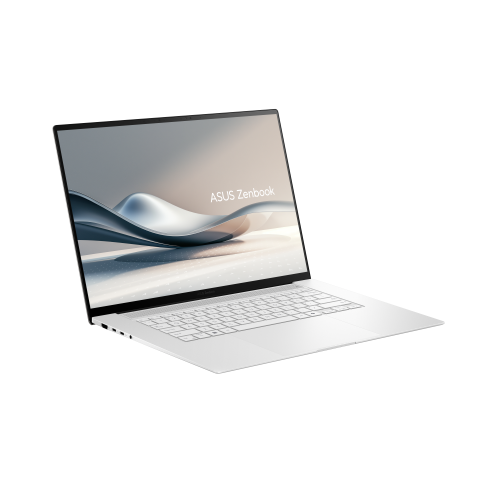 ASUS Zenbook S 16 OLED UM5606WA-RK351W Ordenador Portátil 16" WQXGA+ 120Hz AMD Ryzen AI 9 HX 32GB RAM 1TB SSD Radeon 890M Windows 11 Blanco Escandinavo Teclado QWERTY Español