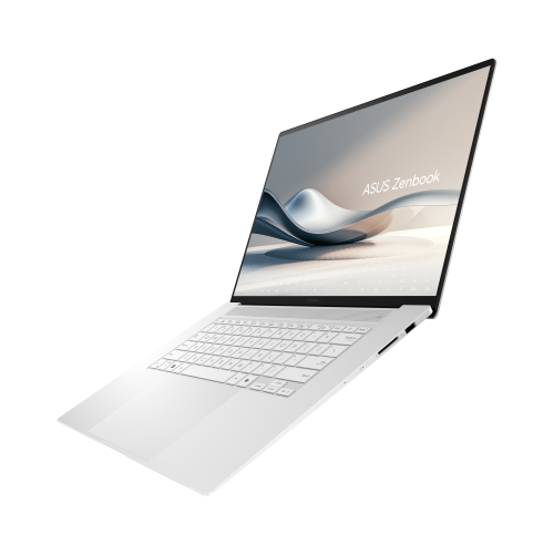 ASUS Zenbook S 16 OLED UM5606WA-RK351W Ordenador Portátil 16" WQXGA+ 120Hz AMD Ryzen AI 9 HX 32GB RAM 1TB SSD Radeon 890M Windows 11 Blanco Escandinavo Teclado QWERTY Español
