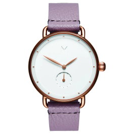 Mvmt Reloj Analógico para Mujer D-FR01-RGPU con Correa Morada
