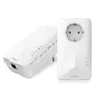 Strong POWERL1000DUOWIFIEUV2 Kit Adaptador PowerLine 1000 Mbps WiFi 5 (802.11ac) y Gigabit Ethernet, HomePlug AV2, Blanco, 2 Unidades