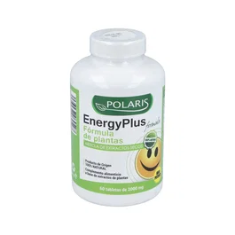 POLARIS Energy Plus 2000Mg. 60 Comp. Suplemento a base de plantas para vitalidad y energía sin gluten ni lactosa