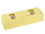 Post-it Bloc de Notas Adhesivas Super Sticky 76x76 mm Amarillo Canario con 12 Blocs Individuales