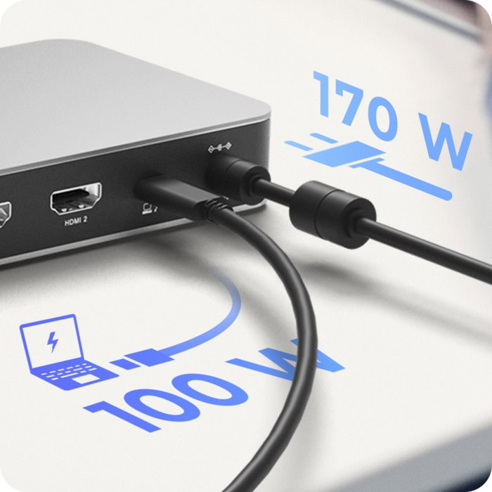 ICY BOX IB-DK2880-C41 Docking Station USB4 10-en-1 100W PD ICY BOX IB-DK2880-C41 Docking Station USB4 10-en-1 100W PD