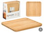 Kinvara Bandeja Cuadrada Bambú 24 x 24 cm Natural (Set de 12)