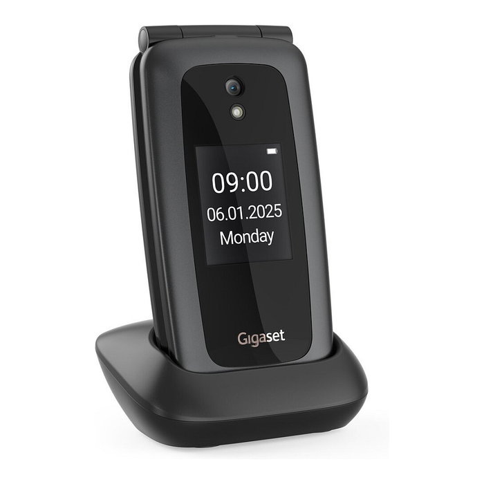 Gigaset GL795 Móvil con tapa 4G Negro Gigaset GL795 Móvil con tapa 4G Negro