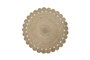 DKD Home Decor Alfombra Marron Yute y Poliéster 120 x 120 cm (2 Unidades)