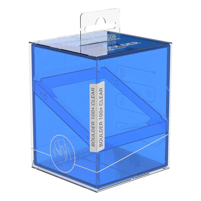 Ultimate Guard Boulder 100+ Clear - Sapphire Ultimate Guard Boulder 100+ Clear - Sapphire