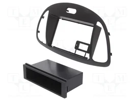 PER.PIC. Bastidor de montaje de radio para Hyundai i10 2 DIN Negro